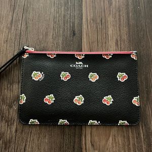 Coach Cherry Wristlet Wallet
